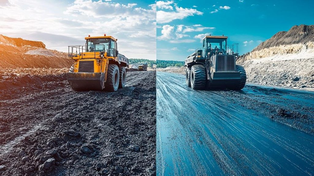 emulsões asfalticas ou asfalto quente