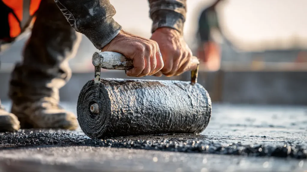 Impermeabilização com emulsão asfáltica